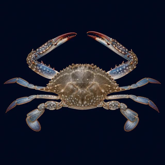 꽃게 참고용 일러스트
